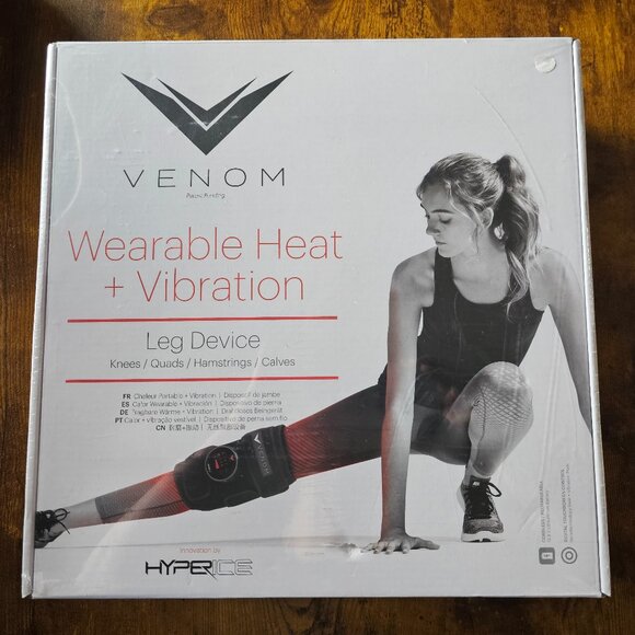Venom by Hyperice Leg Heat + Vibration Wrap – Recovery Device, New Box - Picture 1 of 2